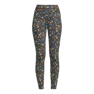 Jeggings Time and Tru para mujer tiro alto hollín negro floral X-grande (16-18) - Imagen 1 de 4