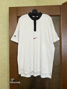 1994 WIMBLEDON VERY RARE ANDRE AGASSI NIKE CHALLENGE COURT TENNIS POLO SHIRT L - Picture 1 of 8