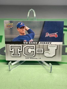 2009 Upper Deck UD Game Jersey Tom Glavine - Atlanta Braves