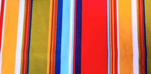 2012 Richloom Solarium Covert FIESTA STRIPE Fabric Indoor Outdoor - Picture 1 of 4