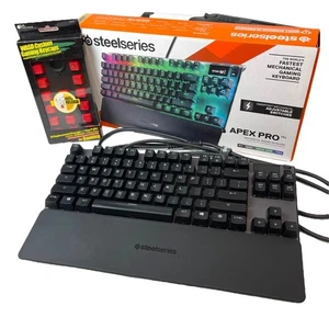 SteelSeries Apex Pro TKL Mechanical Keyboard US Red switch Used - Picture 1 of 6