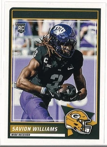 2025 Score Football Rookie, #54  Savion Williams - Green Bay Packers - Picture 1 of 2