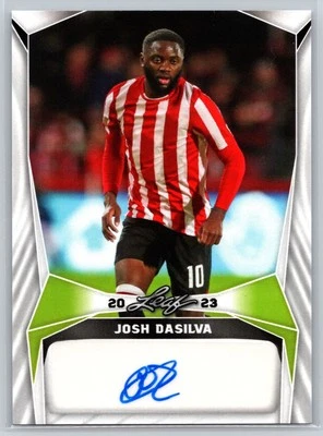 2023 Leaf Goal Josh Dasilva Brentford Arsenal Rookie Auto #BA-JD1 2365 - Image 1 of 2