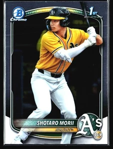 2025 Bowman Chrome Shotaro Morii Rookie Oakland Athletics #170 - Picture 1 of 2