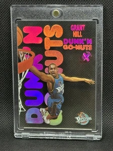 ๐ฅ1998 Skybox E-X Century Dunk'N Go-Nuts #2 ~ GRANT HILL ~ Pistons ~ HOF ๐ฅ - Picture 1 of 2