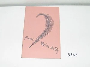 Vintage Illinois Bell Personal Telephone Directory 1950s 1950's - Picture 1 of 5