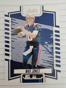 MAC JONES 2023 Panini Absolute Football #14 New England Patriots QB NM or Better - Picture 1 of 2