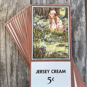 15 WHOLESALE Frog Prince 1920s JERSEY CREAM FARM Litho Ink Blotter ENTIRE LOT - Picture 1 of 3