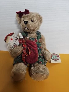 Künstler signiert Ganz Teddybär Mary Holstad ROMONA Cottage Sammlerstücke mit Etikett - Bild 1 von 4