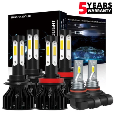 Faro LED alto bajo antiniebla bombillas para Lexus IS250 IS350 2006-2010 6x Foto 1 de 4