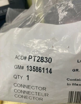 Conector de motor de bomba de lavadora de ventanas-negro coleta multiusos PT2830 13586114 Foto 1 de 2