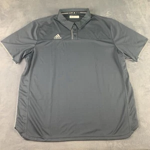 Adidas Climacool Polo Para Hombres XL Rendimiento Golf Ropa Activa Gris Blanco - Imagen 1 de 13