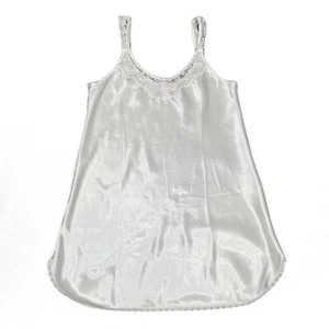 Camicia da notte vintage Oscar de la Renta rosa etichetta lingerie donna M bianca sposa babydoll - Foto 1 di 10