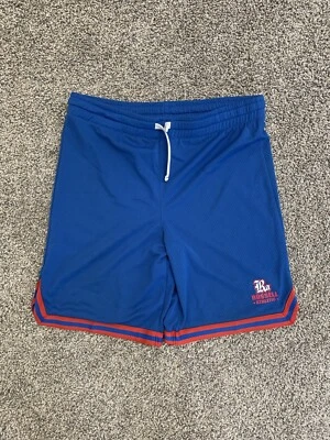 Pantalones Cortos de Baloncesto Russell Athletic Malla XL Azul Rojo Logo Gráfico Años 90 Y2K De Colección Foto 1 de 4