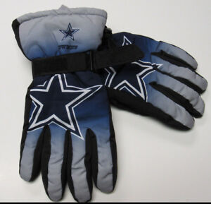 Dallas Cowboys Winter Ski Gloves Tailgate Game Mens Size Small Medium