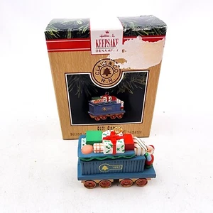 Vintage Hallmark Weihnachten Andenken Ornament Zug Geschenk Auto Claus Co RR 1991 b - Bild 1 von 8