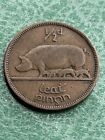 1942 Ireland Eire half penny coin. Coins Of Ireland
