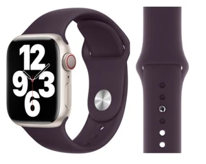 Original Apple Sport Armband S/M 42/44/45mm MP7Q3ZM/A Elderberry Gut - Zdjęcie 1 z 1