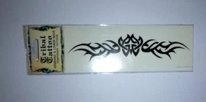 Arschgeweih Tribal Temporary Temporäre Einmal Tattoo ca. 3,0 x 12,5 cm (12) - Bild 1 von 1