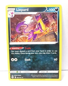 Pokémon TCG - LIEPARD - 091/172 - Rare - SWSH Brilliant Stars (2022) - NM/MINT - Picture 1 of 1