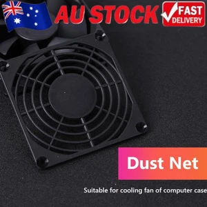 5pcs 80mm 120mm PC Computer Case Fan Dust Filter Plastic Dustproof Grills - Afbeelding 1 van 18