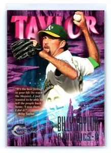 1997 Fleer Skybox Circa Billy Taylor Oakland Athletics #76