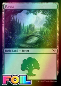 x1 Foresta MKM MTG 285 FOIL BASE TERRA M/NM 1x - Foto 1 di 1
