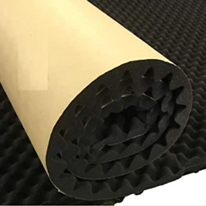 Self Adhesive High-Density Acoustic Foam Egg Box Panel Studio Foam Black Soundpr