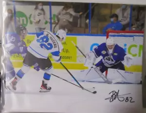 BRADLY NADEAU SIGNED 8X10 MATTE PHOTO CAROLINA HURRICANES (B) - Picture 1 of 2