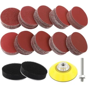180 Pcs Sanding Discs Pad Kit For Drill Sander, Attachment Sandpapers 2 Inch New - Picture 1 of 7