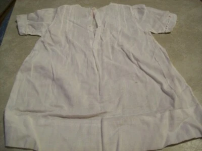 Vestido Blanco Algodón Infantil De Colección Años 50 Bautizo Foto 1 de 4