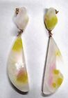 Ejing Zhang earrings designer accessory hand made collectable pastel colour NEW