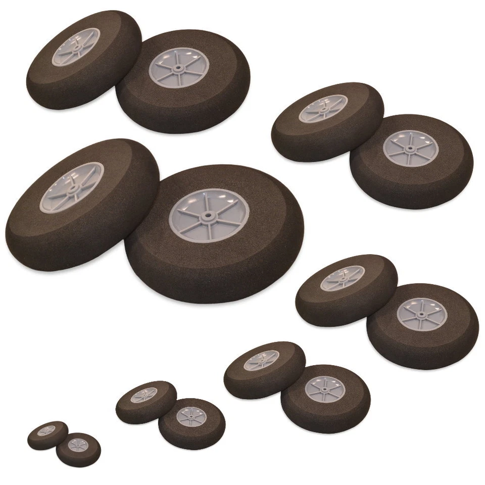 Flugzeug Leichträder Leichtrad 25mm - 110mm 1Paar alle Größen frei wählen - Bild 1 von 1