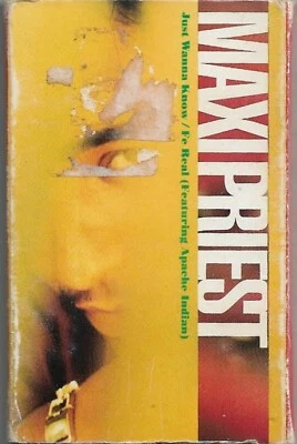 MAXI PRIEST JUST WANNA KNOW /FE REAL CASSETTE single APACHE INDIAN TUMPA LION - Image 1 of 4