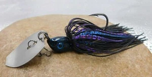 Plantilla Vibradora Swim Pro Bladed con Gancho Trokar Negro Azul/Púrpura Lámina HIO104 - Imagen 1 de 3