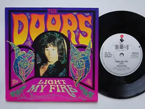 THE DOORS Light My Fire - Promo Elektra 7" (1991) EX/EX Condition - Picture 1 of 2