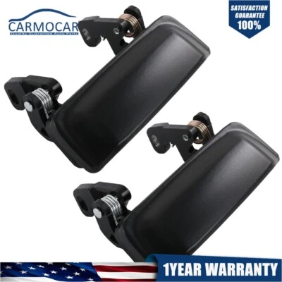 Maçanetas de porta pretas texturizadas frontais esquerda e direita kit conjunto de pares para Ranger - Imagem 1 de 4