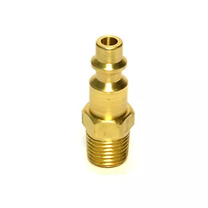 Raccordi tubo aria spina industriale Foster 10-3B 1/4" maschio NPT X 1/4" ottone Milton - Foto 1 di 6