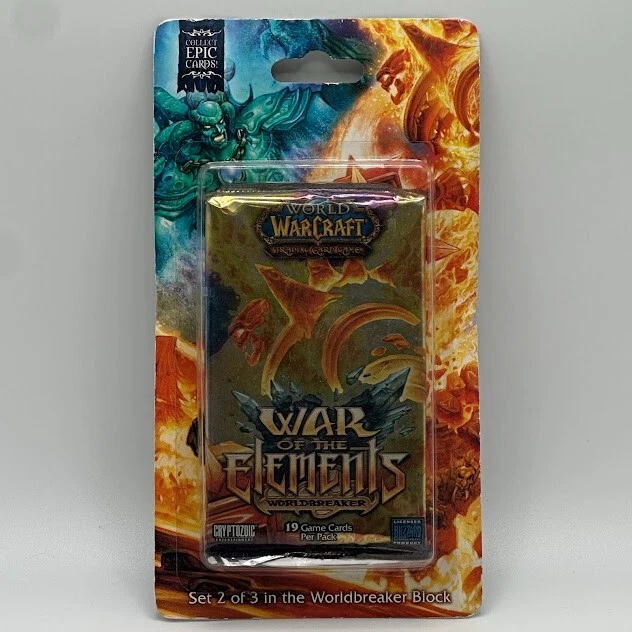 World of Warcraft TCG Sealed Collectible Card Game Packs for sale