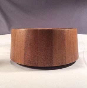 Cuenco para servir frutas vintage de teca pavimentada grande redondo de teca Dansk Quistgaard - Imagen 1 de 6