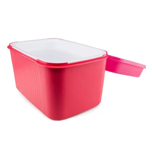 Tupperware Schatztruhe 7,3 L rot mit einsatz Behälter Box Aufbewahrung - Bild 1 von 1