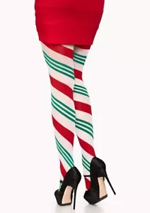 Damen-Strumpfhose Weihnachten Zuckerstange Urlaub Spandex - Bild 1 von 2