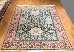 8 x 10 New Sumak Hand Knotted 100% Wool Area Rug - Picture 1 of 9