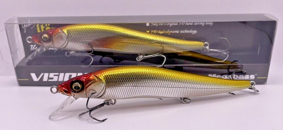 Megabass Vision Oneten 110 Jerkbait - Palhaço ocidental - Imagem 1 de 1