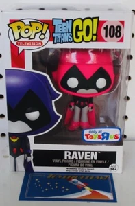 Funko Pop! TV Teen Titans Go! - RAVEN (Pink) #108 Toys R Us Exclusive - Picture 1 of 1