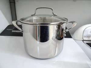 CUISINART PROFESSIONAL SERIES 6 QT STOCK POT #8766-22 WITH GLASS LID - NEW - Imagen 1 de 6