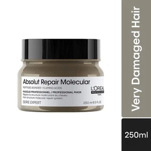 L'Oréal Professionnel Absolut Repair Molecular Deep Repairing Cream Mask - 250ml - Picture 1 of 6