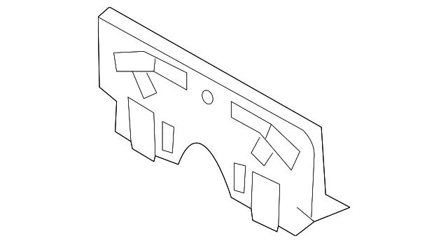Genuine Nissan 2006-2009 Nissan 350Z - License Bracket 96212-CF40A - Image 1 of 2