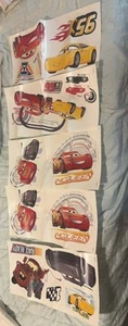 Disney Pixar Cars Wall Decals Peel & Stick Removable Reusable 5 Sheets New - Picture 1 of 11