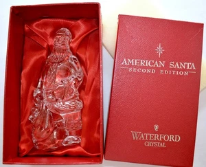 Waterford Crystal American Santa Statue 2nd Edition Figurine 1995 Signed FreeS&H - Picture 1 of 10